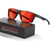 Titan Gaming Glasses, Blue Light Blocking, Night Driving Glasses for Men, Computer Protection Christmas Gift for Gamers