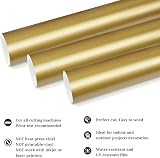 TECKWRAP Permanent Adhesive Vinyl 12x120in Glossy Gold Teckwrap Gold view 2