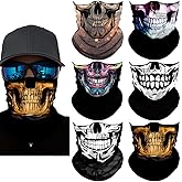 Neck Gaiter Mask,Bandana Gator Face Cover Mask Sun UV Protection,Neck Warmer Balaclava,Tube Face Scarf,Headband for Outdoor