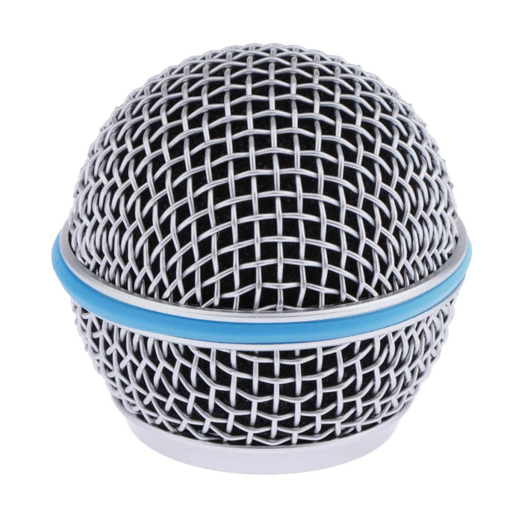 SM SunniMix Microphone Metal Screen Mic Grille Fits Microphones Parts Accessory, BETA 58A