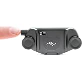 Peak Design Capture Camera Clip V3 Solo, Black Clip Only, Holds DSLR, Compact and Point and Shoot Bodies, Secure, Stable and Accessible, Attaches to Straps and Belts, Quick Release, 200 lb Capacity