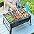 Barbecue Grill Uten Portable Lightweight Simple Charcoal Grill