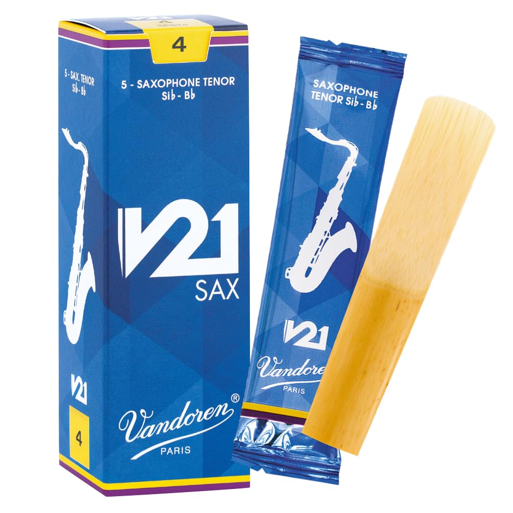 Vandoren V21 Tenor saxophone reeds, box of 5 - Strength 4