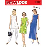 New Look N6602 Women's Dress Sewing Pattern, Dress, Tunic &amp; Pants, Sizes S-XXL