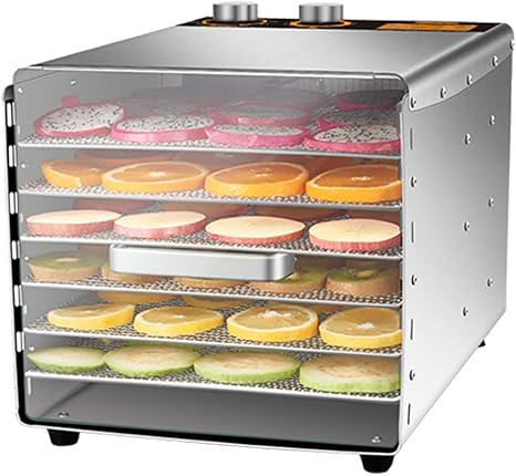 Amazon Co Jp 食品乾燥機 フードディハイドレーター33 80 C温度設定 ド乾燥 ドライフルーツ 野菜 果物 キノコ 花 熱風循環 30時間タイマ ホーム キッチン