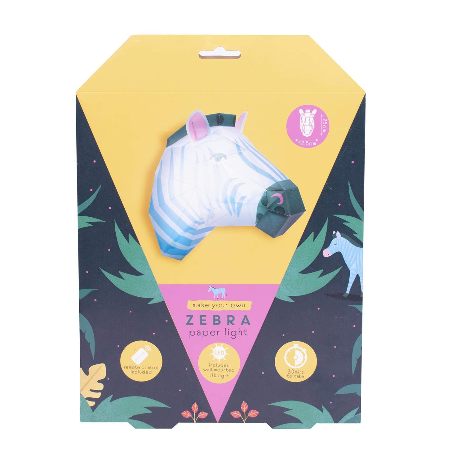 Fizz Creations New Make Your Own Zebra Head Light DIY Gift