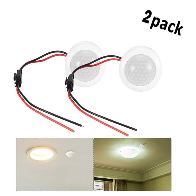 Amazon.com: allomn 110 V-220 V PIR Sensor de movimiento ...