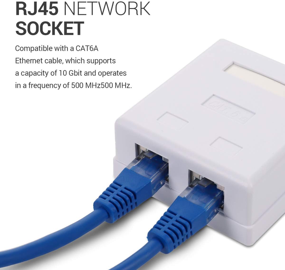 kwmobile Roseta RJ45 para Pared: Amazon.es: Electrónica