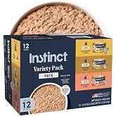 Instinct Original Grain Free Recipe Variety Pack Natural Wet Canned Cat Food by Nature's Variety, 3 Ounce (Pack of 12)