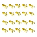 bnafes 20PCS SMA Female PCB Panel Edge Mount Plug