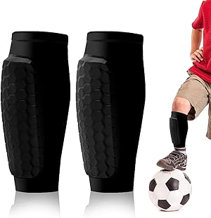 Schienbeinschoner Kinder Fussball Pro Schienbeinschoner Fußball Herren –Atmungsaktiv, rutschfest, Vollflächige, Ultraleicht Schienbeinschutz für Jungen Mädchen Junge Spieler Fußballspiele Shin Pads