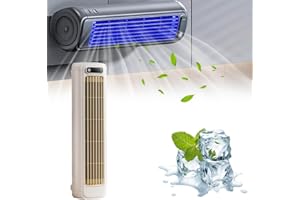 FANSUIT Libiyi Cooling Ace, Shirem Cooling Ace, Outfany Cooling Ace, Portable Air Conditioner Cooling Fan with 3 Speeds & Led Touch Screen for Bedroom/Offices/Kitchen (white)