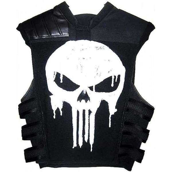 【希少】FranC1sT.MOR.K.S skull bottun vest Amazon.com: Men's Punisher Season 2 Skull Frank Castle