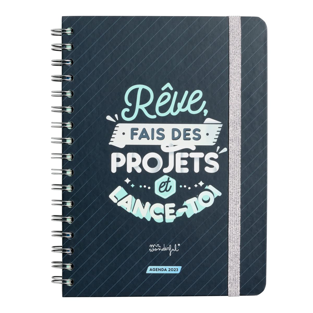 Mr. Wonderful - Classic 2023 Week to View Diary - Dream, Make Projects and Get Started
