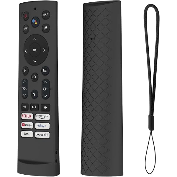 Fintie Silikon-Schutzhülle Für Hisense Voice Remote ERF3A90 – Rutschfest, Stoßfest, Kinderfreundlich, In Schwarz