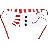 BOHARERS Waist Apron with 3 Pockets - Black Waitress Waiter Server Short Aprons