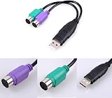 UCEC PS2 to USB Adapter Converter Cable for Keyboard Mouse view 4