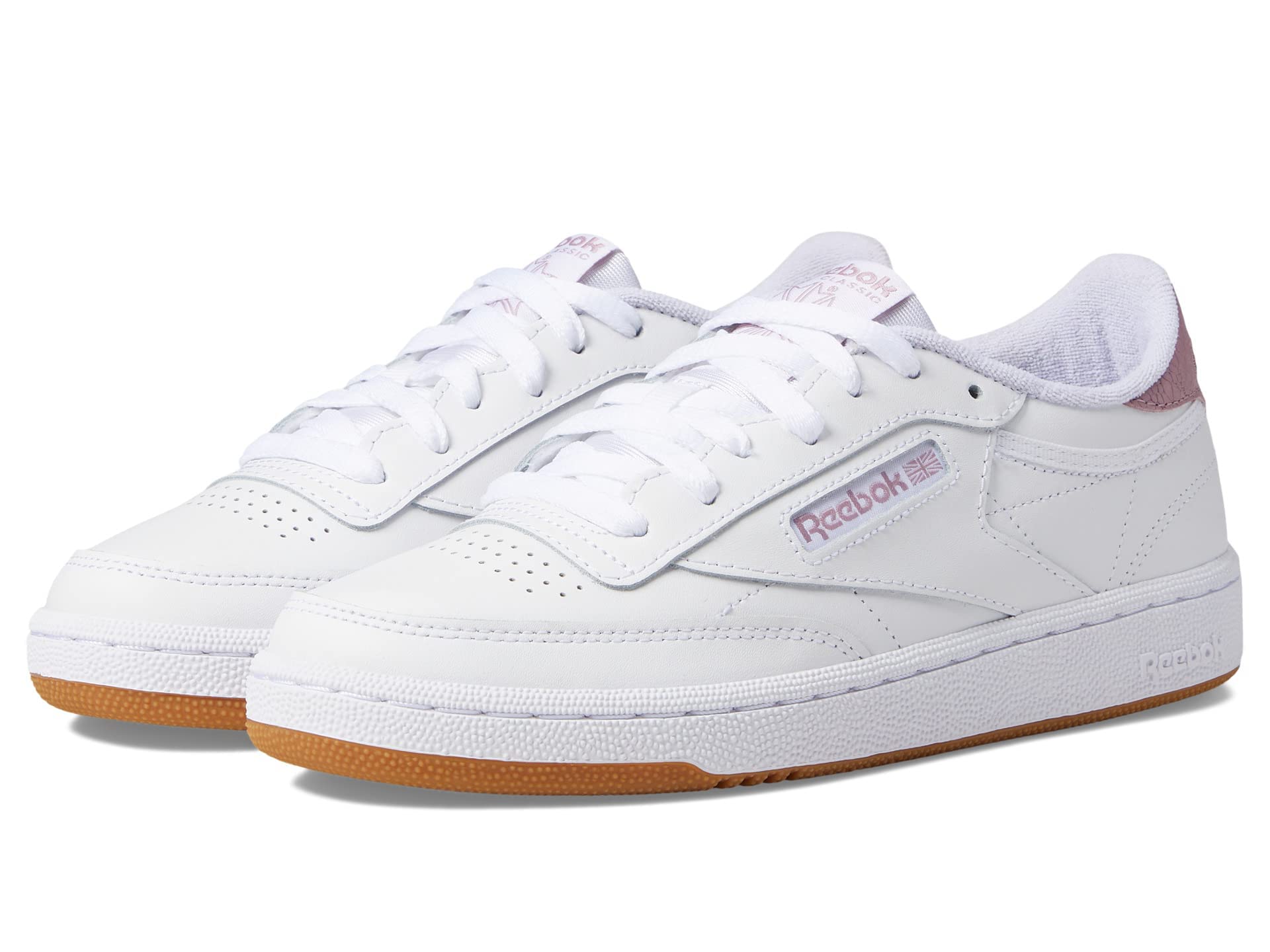 Reebok Women's Club C Sneaker, White/Infused Lilac, 11 Image