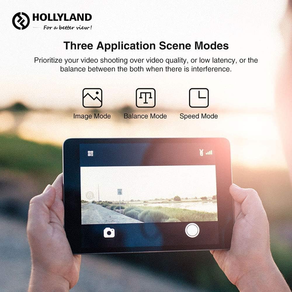 Hollyland Mars 400S Wireless Video Transmitter and Receiver SDI/HDMI 400ft Long Range 0.1s Low Latency 1080P HD Video WiFi Transmission System : Camera & Photo