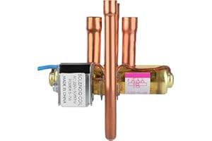 STRNEK Four-way Reversing Valve for Air Conditioning Refrigeration Service Maintenance Accessory(1P)