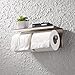 KES Dual Toilet Paper Holder RUSTPROOF Stainless Steel Bathroom Double Tissue Paper Towel Roll Holder Hanger Wall Mount Brushed Finish
