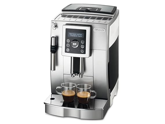 De'Longhi ECAM 23.420.SW Kaffeevollautomat (Digitaldisplay, Profi-Aufschäumdüse, Kegelmahlwerk 13 Stufen, Herausnehmbare Brüh