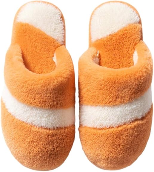 Pantoufles D'hiver SAGUARO - Doublure Peluche Chaude, Chaussons Unisexes Pour La Maison - 9