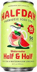 Halfday Watermelon Half & Half Prebiotic Tea, 12 FZ