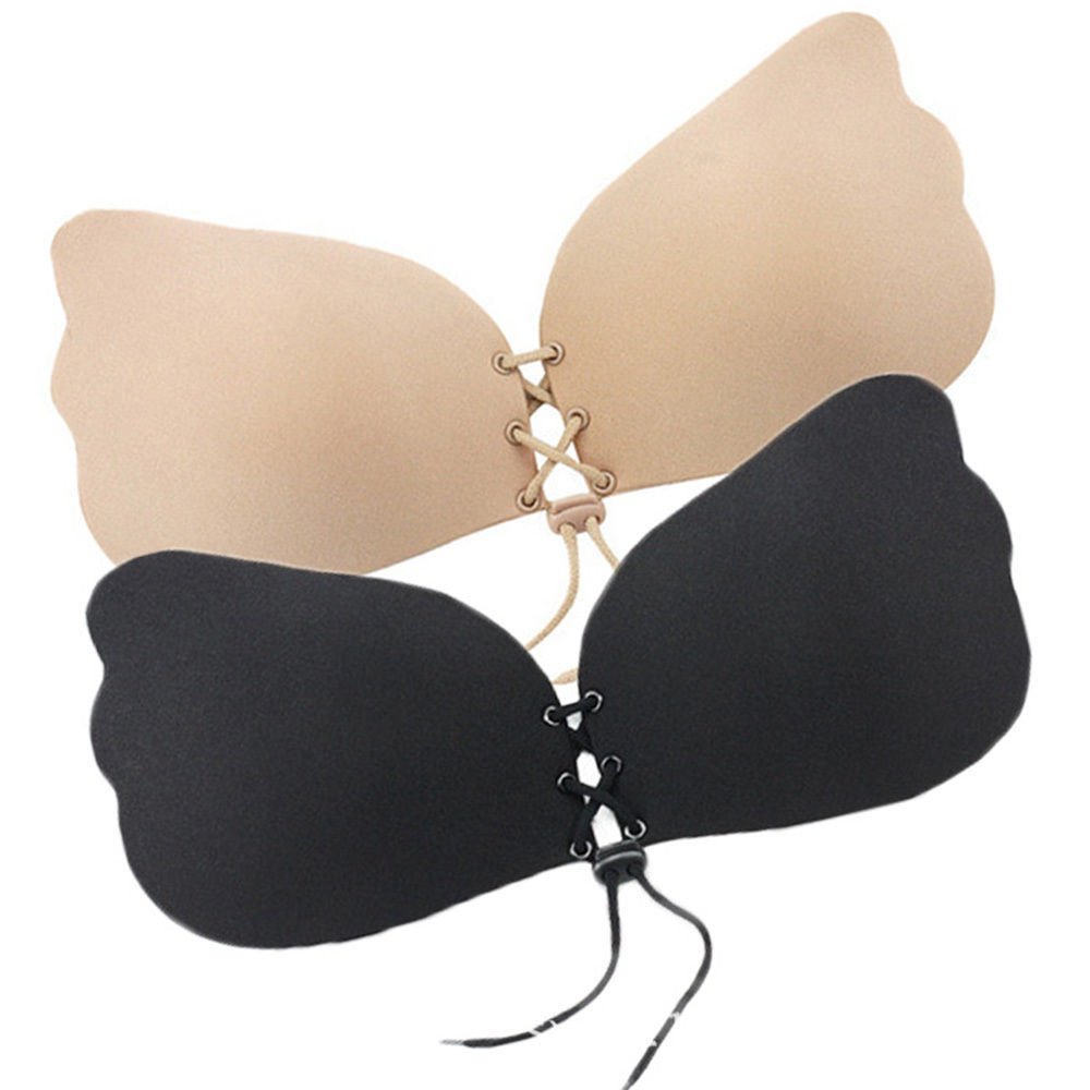 Amanana Strapless Adhesive Bra Resuable Self Adhesive Backless