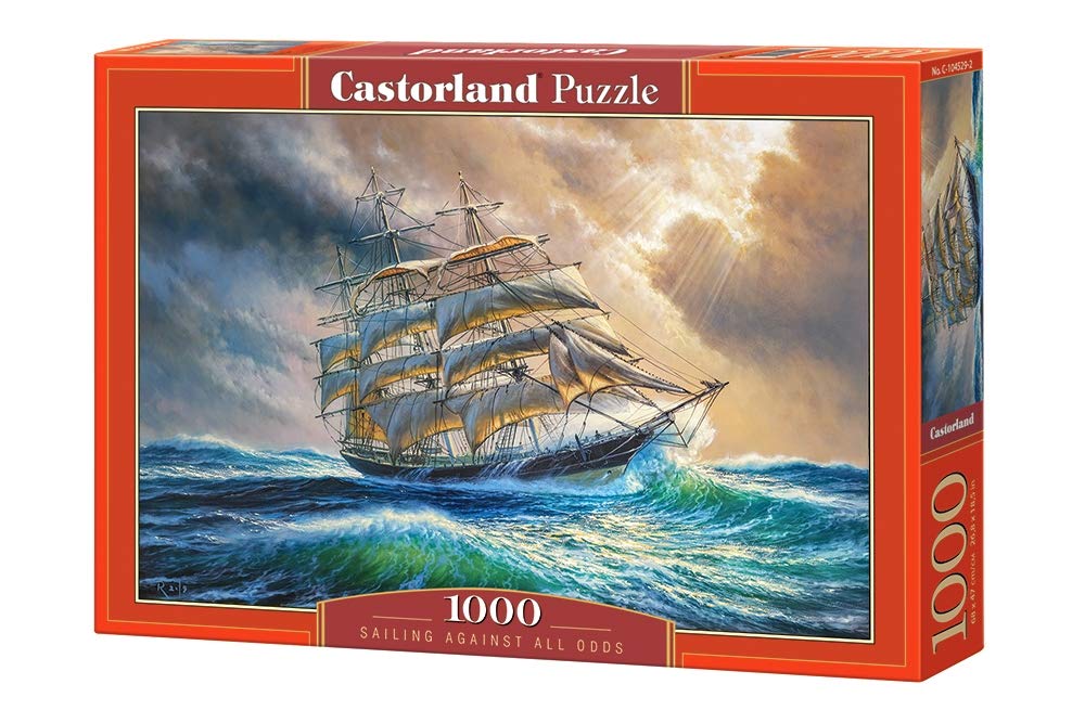 Castorland C-104529-2 1000 Pieces Naviguer Contre Toute Puzzle Multi-Coloured