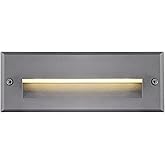 Kuzco Lighting ER72410-GY Outdoor Recessed Light/Step Light, Gray