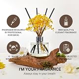 COCODOR Flower Reed Diffuser Set 6.7oz Cashmere Vanilla Sticks Home Fragrance view 2