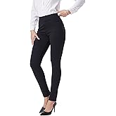 zsangbee Dress Pants for Women Comfort Stretch Skinny Leg High Waist Pull on Pants with Pockets for Work