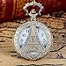 Mens Quartz Watch,Hotkey Men's Vintage Bronze Tone Spider Web Design Chain Pendant Analog Casual Fashion Pocket Watch U1 (F)