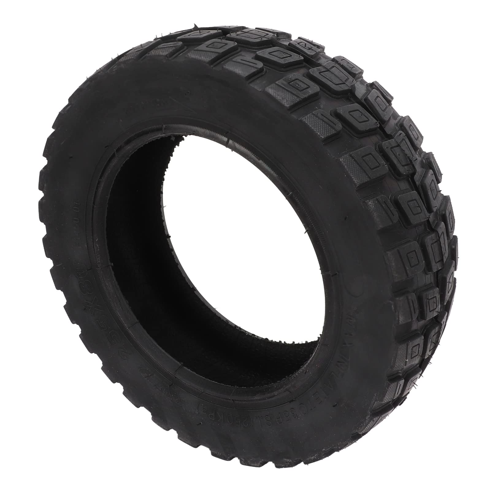 Cuque 255 x 80 Tyre Groove Scooter Outdoor Tyre with Good Grip Non-Inflatable for Outdoor Use