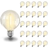 Pallerina G40 LED Replacement Light Bulbs,25 Pack