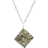 NJCRAFT Gemstone Handmade Pendant Necklace for Women |Natural Healing Crystal Jewellery| Chain 16+2 Inch Adjustable | Gift Jewelry