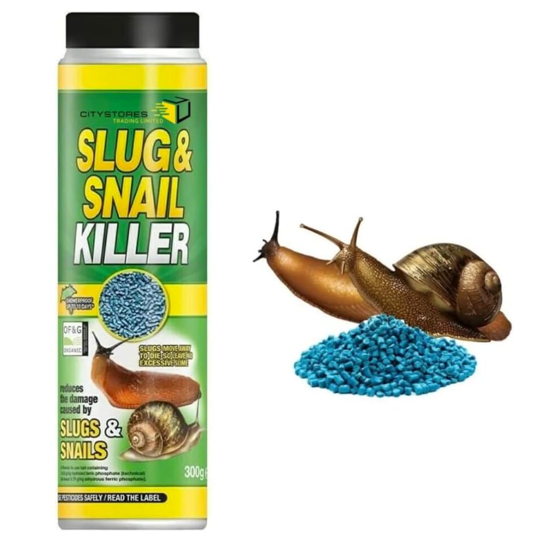 citystoresยฎ PS 300g Slug Pellets slug repellent friendly protect plants slug repellent slug pellets for garden Slug & Snail killer 0312