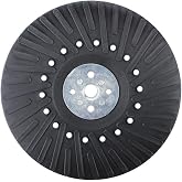 BHA 7 Inch Backing Pad for Fiber Discs, 5/8-11 Thread, Angle Grinder | Required to run fiber sanding discs on an angle grinder. Ribbed face cools the disc and cuts down loading.