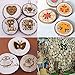 Binsn 12pcs 3.5-4 inch Unfinished Natural Wood Slices with Bark for Crafts Tree Bark Log Discs for DIY Crafts Christmas Rustic Wedding Christmas Ornaments by