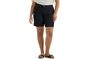Lee Women's Plus Size Ultra Lux Comfort with Flex-to-go Utility Bermuda Short