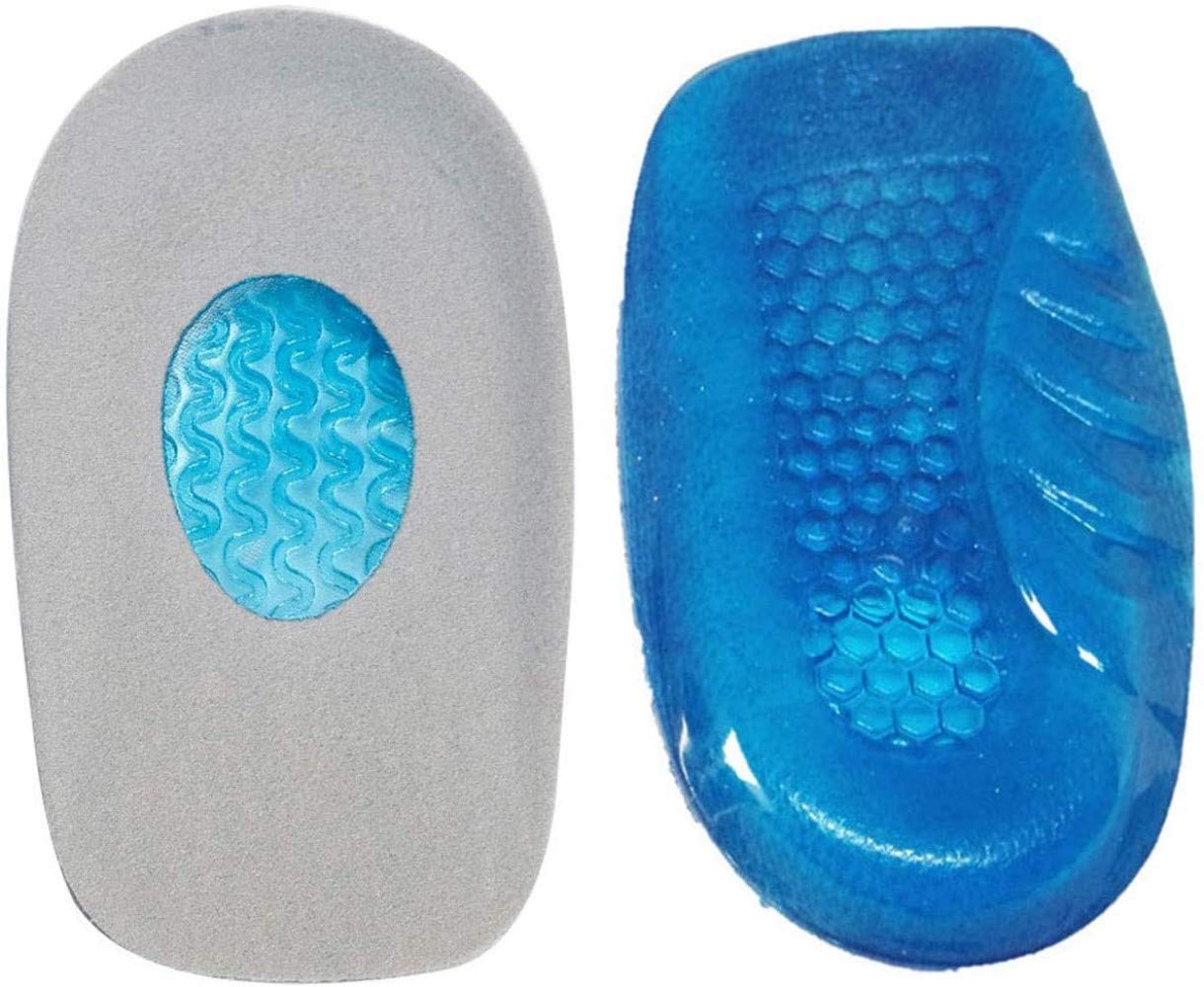 Pedimend™ Pain Relief Gel Insoles For Plantar Fasciitis | Sports Cushion Heel Spur Gel Pads Support | Shoe Back Heel Pads | Back of Heel Cushion Pads | UNISEX