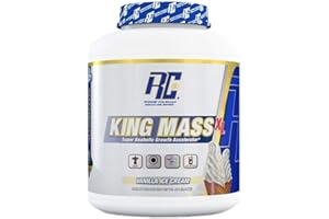 Ronnie Coleman Signature Series King Mass-XL Vanilla ice Cream Super anabolic Growth Accelerator 6 Pound, 6 Pound