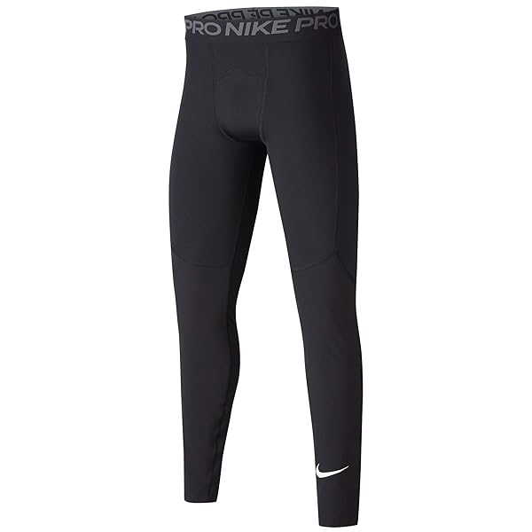 NIKE BOYS PRO TIGHT CK4546-010 SIZE L BLACK/WHITE
