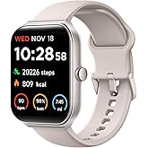 TOOBUR Smart Watch for Men Women Alexa Built-in, 1.95" Fitness Tracker with Answer/Make Calls, IP68 Waterproof/Sleep Tracker/Heart Rate/100 Sports, Fitness Watch Compatible iOS Android