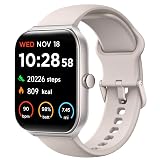 TOOBUR Smart Watch for Men Women Alexa Built-in, 1.95" Fitness Tracker with Answer/Make Calls, IP68 Waterproof/Sleep Tracker/Heart Rate/100 Sports, Fitness Watch Compatible iOS Android