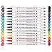 Dual Tip Watercolor Brush Markers Calligraphy Pens for Adult Coloring Books, Manga, Calligraphy, Hand Lettering, Bullet Journal, 28 Assorted Colors