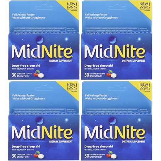 Amazon.com: Midnight Sleep Aid Size 30ct Midnight Sleep Aid 30ct: Health & Personal Care