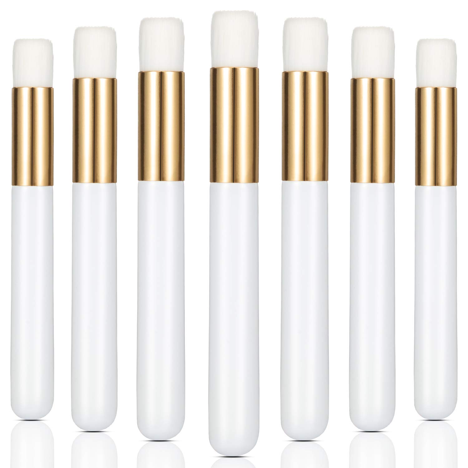 Photo 1 of 20 Pieces Lash Shampoo Brushes, Peel Off Blackhead Remover Tool, Nose Pore Deep Cleaning Brush, Facial Cleansing, Eyelash Extensions Washing (White)