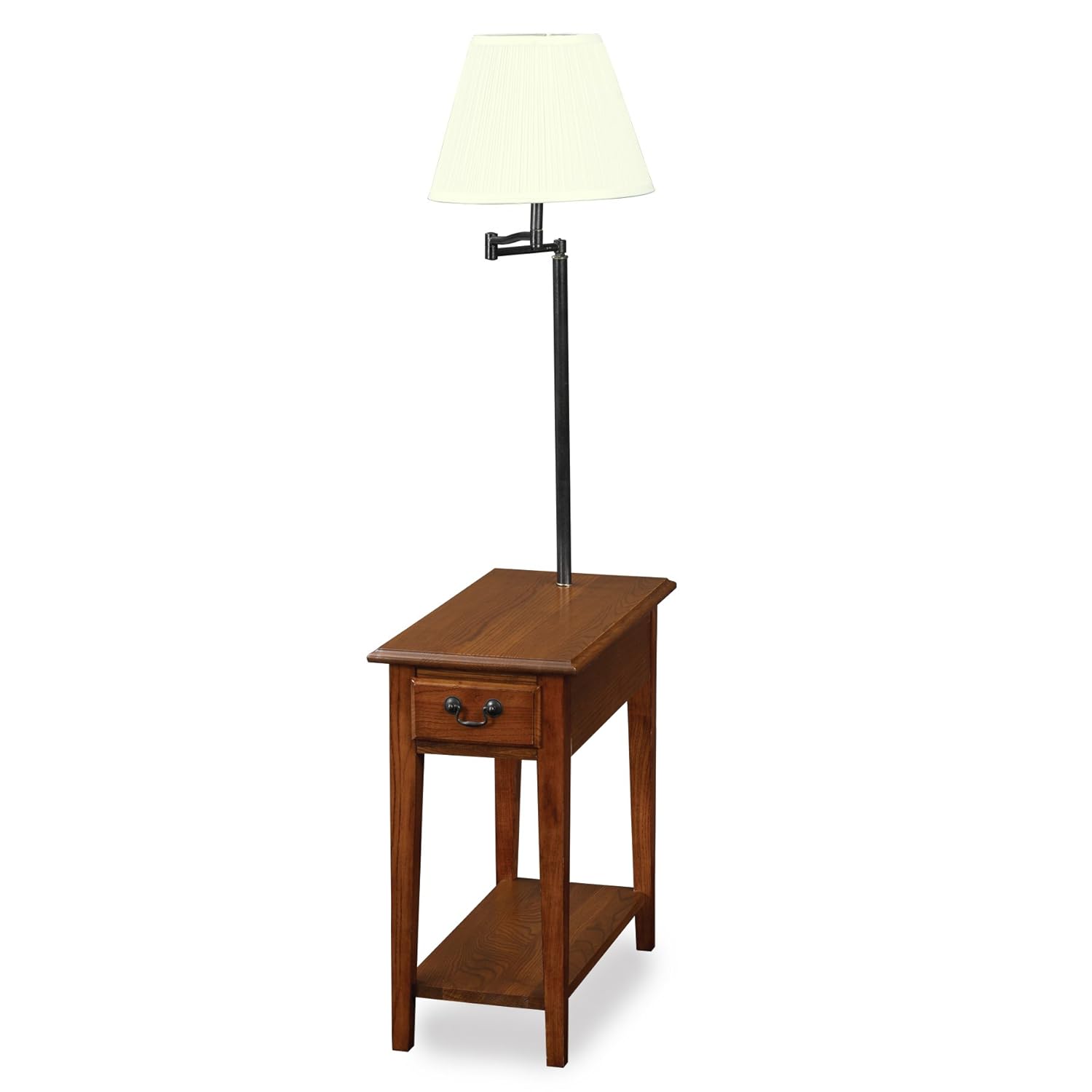 Best living room end table with built in lamp